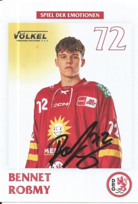 Bennet Roßmy / Düsseldorfer EG - DEG / Saison 2023-2024 / Autogrammkarte