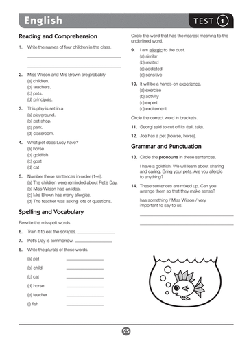 Excel Basic Skills - English and Mathematics Year 3 Age 8 - 9 - Picture 9 of 11