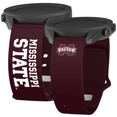 Mississippi State Bulldogs Iconic Edition HD Samsung Galaxy Watch Band