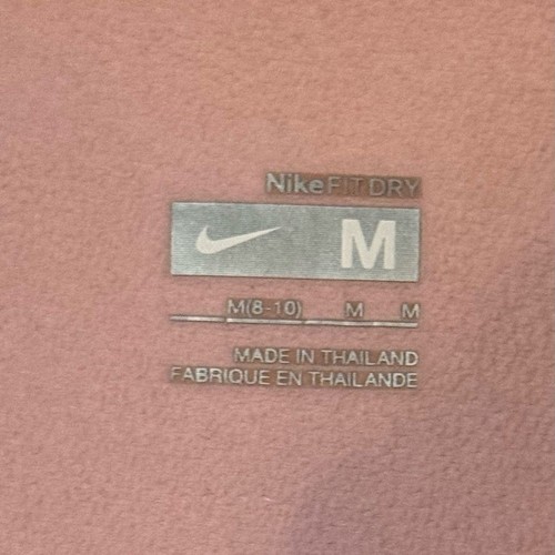 NIKE Dri-FIT Quarter Zip Thick Running Exercise Top Dusty Pink 254806-627 Sz M - Picture 5 of 7