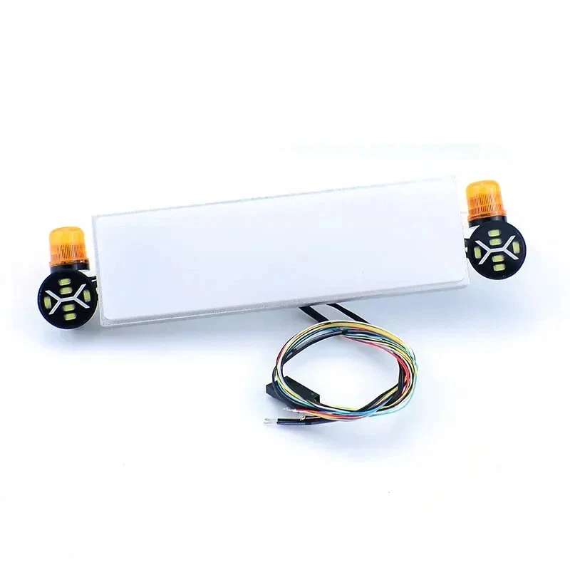 LED Roof Light Box Spotlight Rotating Lamp 1:14 For Tamiya RC Truck SCANIA 770S - Image 2 of 4