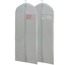 2 Pack Garment Bags for Hanging Clothes Storage Travel Garment Bags 47'' Long...