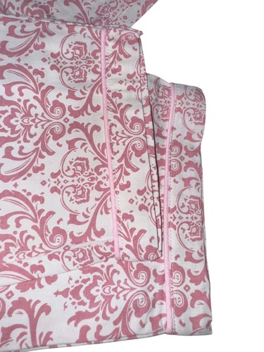 Girls Petite Plume Pink Damask Pajama Set Size 6 Cotton & Modacrylic - Picture 5 of 7