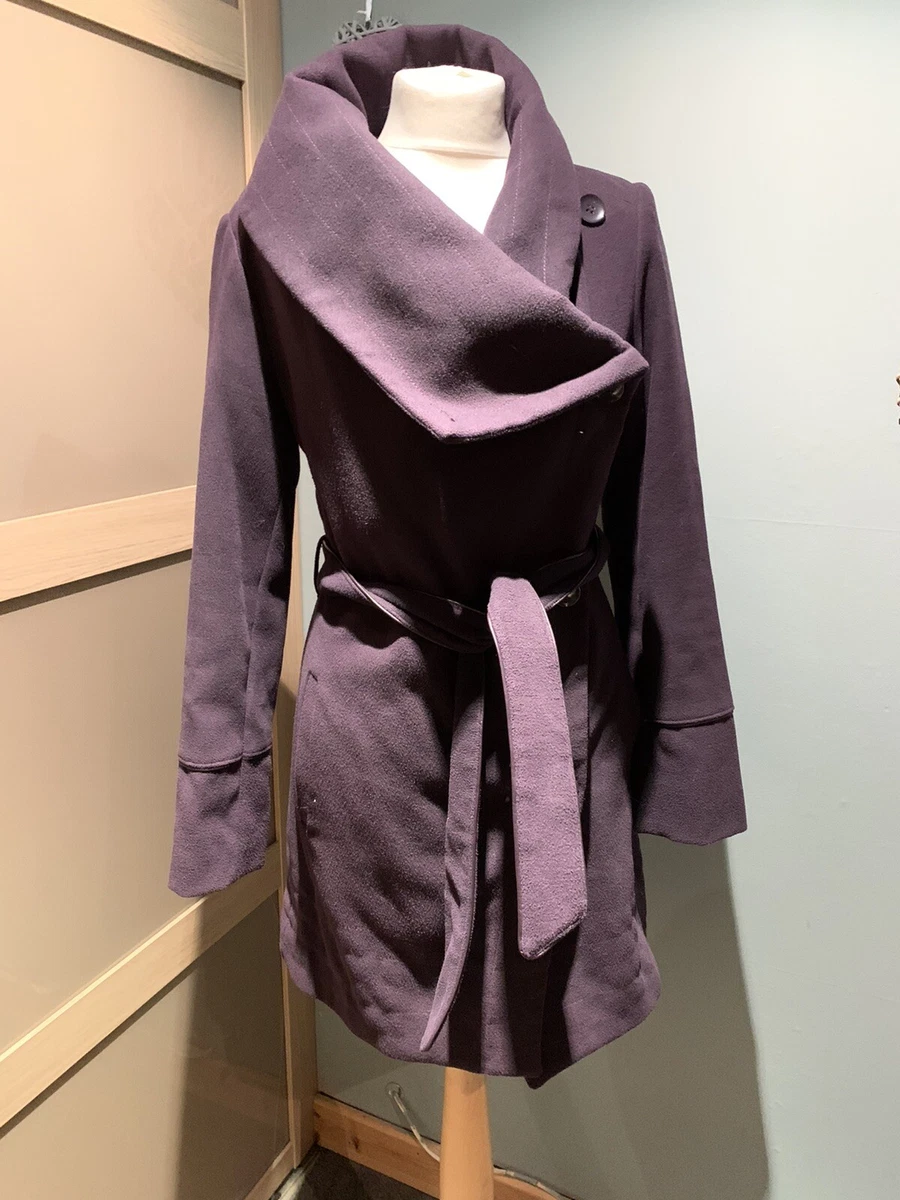 Oasis purple shop coat