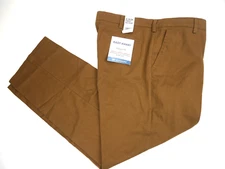 Dockers Easy Khaki Classic Fit Flat Front Pants Men's 34 x 34 NEW Tobacco