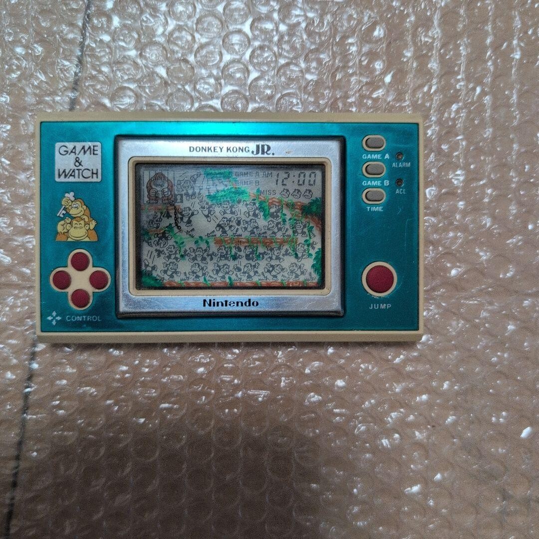 Nintendo DONKEY KONG JR. ゲームウォッチ NINTENDO GAME AND & WATCH Donkey Kong Jr. New Wide 1982 From
