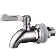 Rubinetto di ricambio per dispenser bevande in acciaio inox barattolo vino canna rubinetto valvola MU