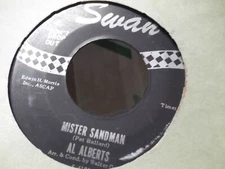 D1*AL ALBERTS MR. SANDMAN / SUMMERTIME IN VENICE ON SWAN  RECORDS