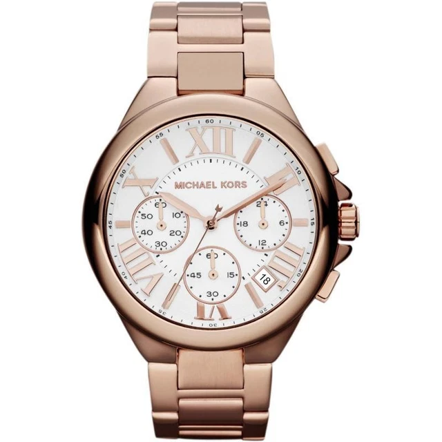 Michael Kors Camille Stainless Steel Band Wristwatches