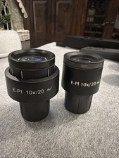 Pair of Zeiss E Pl 10x / 20 ,E-Pl 10/20  Microscope Eyepieces 44 42 31 /44 42 32