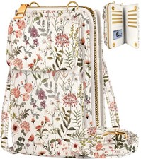 Cute Crossbody Purse Cell Phone Bags for Women - Leather Cellphone Wallet Pur...