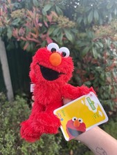 SESAME STREET 8" ELMO Soft Plush Toy HASBRO BNWT