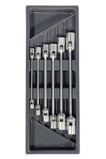 TERMOFORMATO RIGIDO COMPLETO DI 6 CHIAVI A BUSSOLA SNODATE UTENSILI SOGI