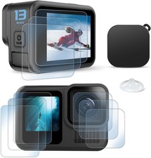 FiTSTILL 10PCS Screen Protector for GoPro Hero 13 Black 9H Glass Cover Set Ultra