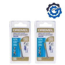 Pack of 2 Dremel Max Life Tungsten Carbide Cutter Carving Bit 1/8 inch 9903HP