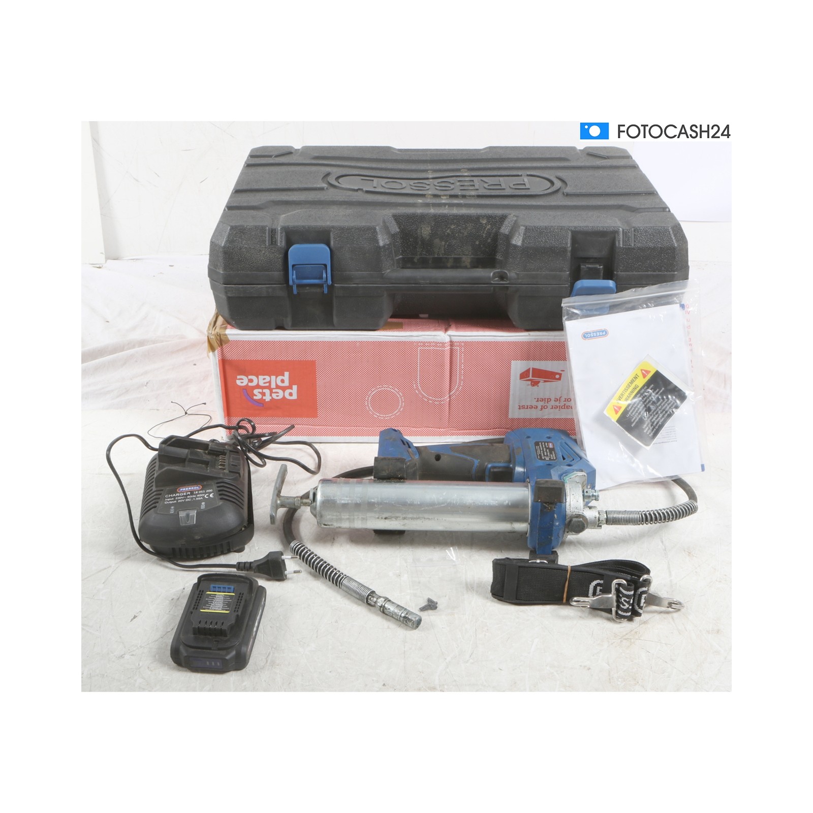 Pressol 18051 Battery Grease Gun 1 Pc. + Defective (287465)