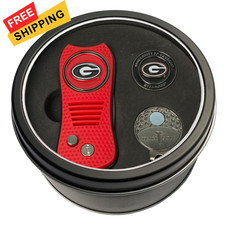 Team Golf NCAA Georgia Bulldogs Tin Gift Set with One Size, Multi Color