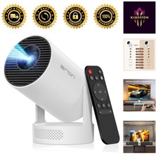 Eran Mini Projector: Bluetooth 5.4, WiFi6, and 360  Projection Flexibility