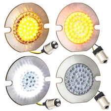 Eagle Lights 3 1/4" Front and Rear LED Turn Signal Kit For Harley-Davidson® Moto