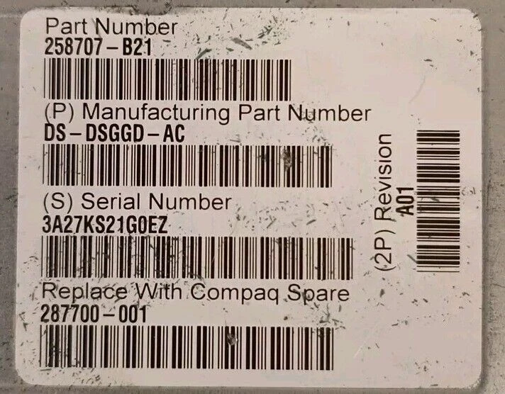 Compaq StorageWorks SAN Switch 2/8-EL 258707-B21 - Image 3 of 4