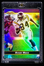 Randy Moss RARE RAINBOW REFRACTOR PRIZM INVESTMENT CARD Minnesota Vikings SP
