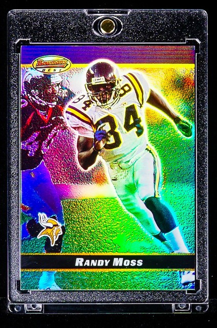Randy Moss RAINBOW REFRACTOR PRIZM CARD Minnesota Vikings