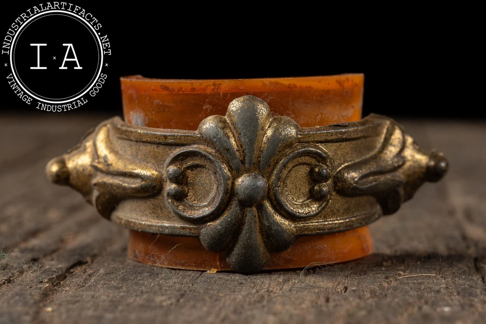 Three Brass Drawer Pulls With Bakelite Inserts - Image 2 of 4