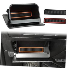 Fuse Box Coin Container Storage Tray Black Tray with Orange Red Black liners