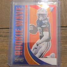 Panini 2020 Playoff Rookie Wave Prizm CeeDee Lamb Cowboys RW-7 Card. rookie card picture