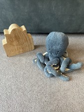 Jellycat I Am Little Storm Octopus New With Tags. Rare And Retired.