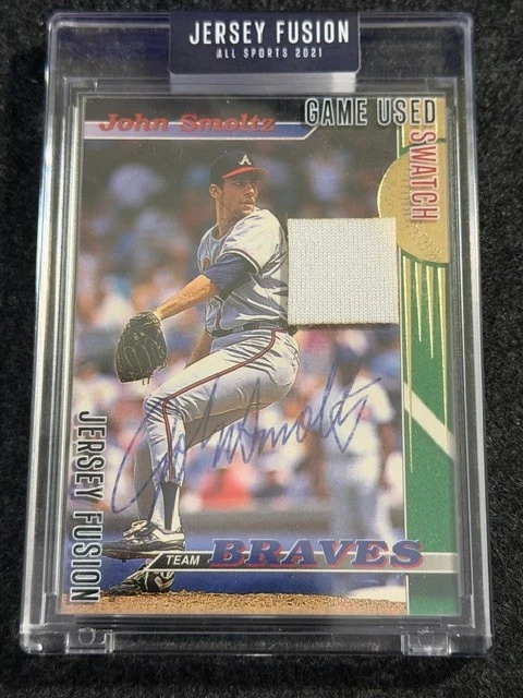 John Smoltz Game Used Patch Auto 2021 Jersey Fusions Still Sealed NM/Mint 🔥🔥