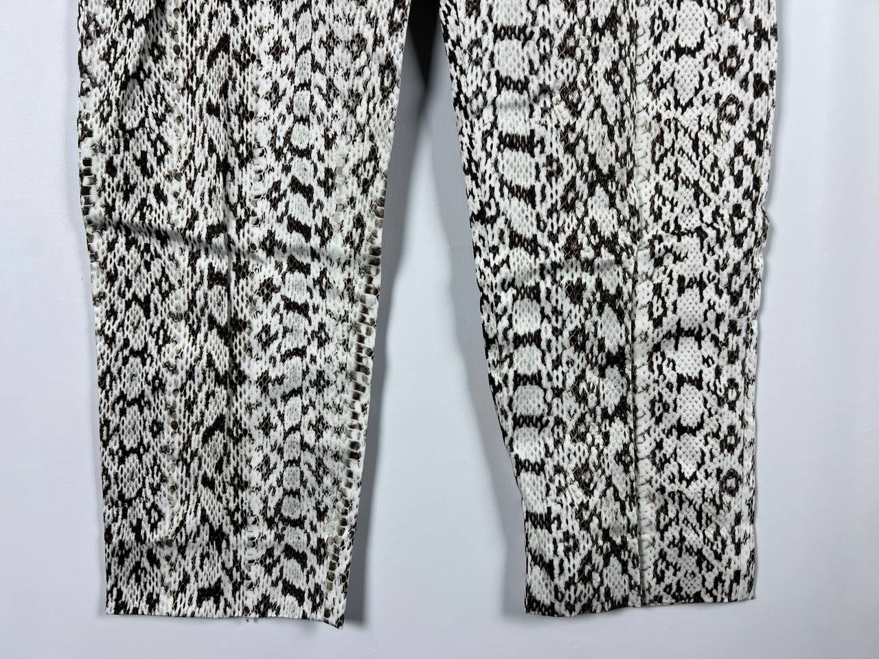 MAX MARA Women's Straight Cropped Python Print Pa… - image 7