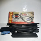 Vintage Marx Motorway Clockwork with Blue Race car And Tracks