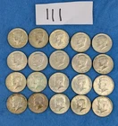 $10.00 Face Value 40% Silver 20 Kennedy Half Dollars Lot 111