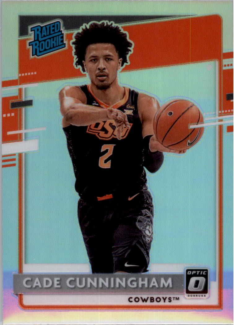 2021-22 Panini Chronicles Draft Picks Holo 201 Cade Cunningham Donruss Optic BSK