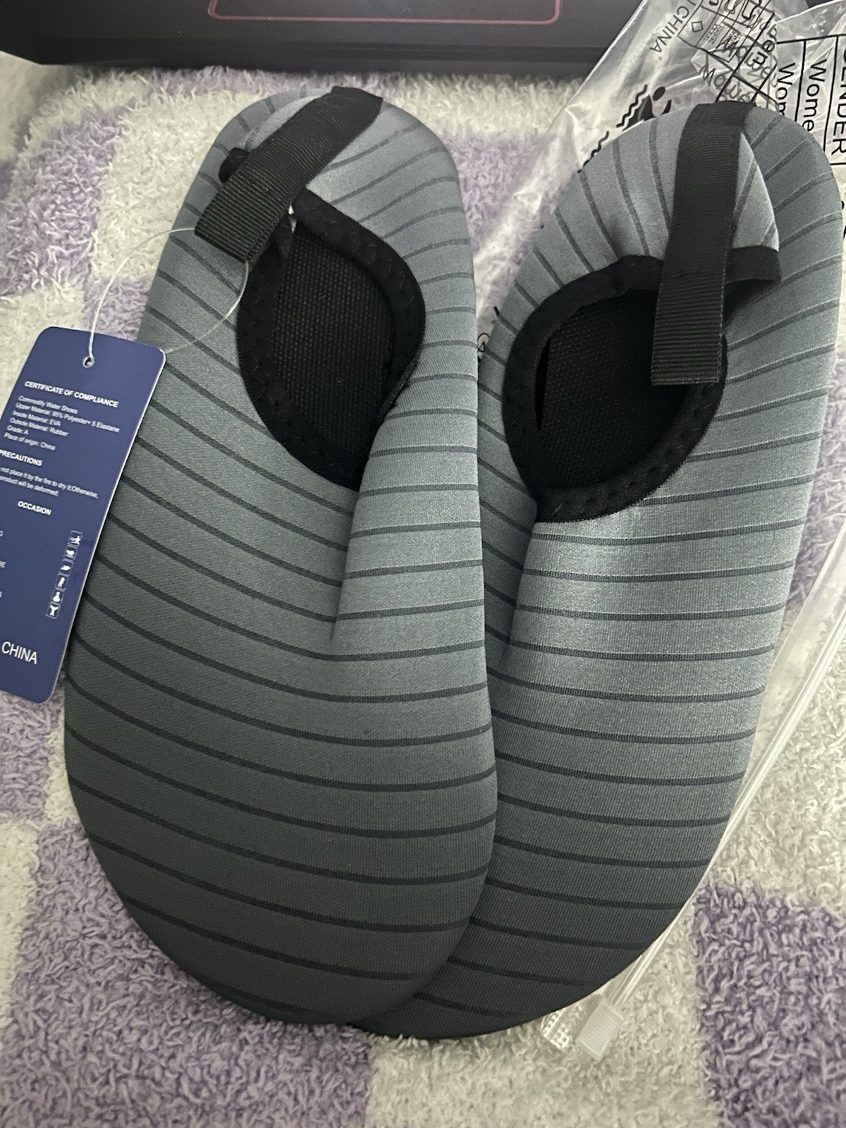 SAOLA Scarpe da donna 7 8 US calze a piedi nudi scarpe da acqua antiscivolo suola antiscivolo calzature Yo