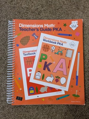 Dimensions Math Teachers Guide PKA - Spiral-bound By Singapore Math Inc - GOOD