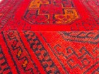 Rare Hand Knotted Vintage Afghan Turkmen Felpah Wool Area Rug 3.5 x 1.9 Ft — photo 6