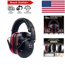 Professional ANSI Safety Ear Muffs - Durable Noise Isolation, Adjustable Fit