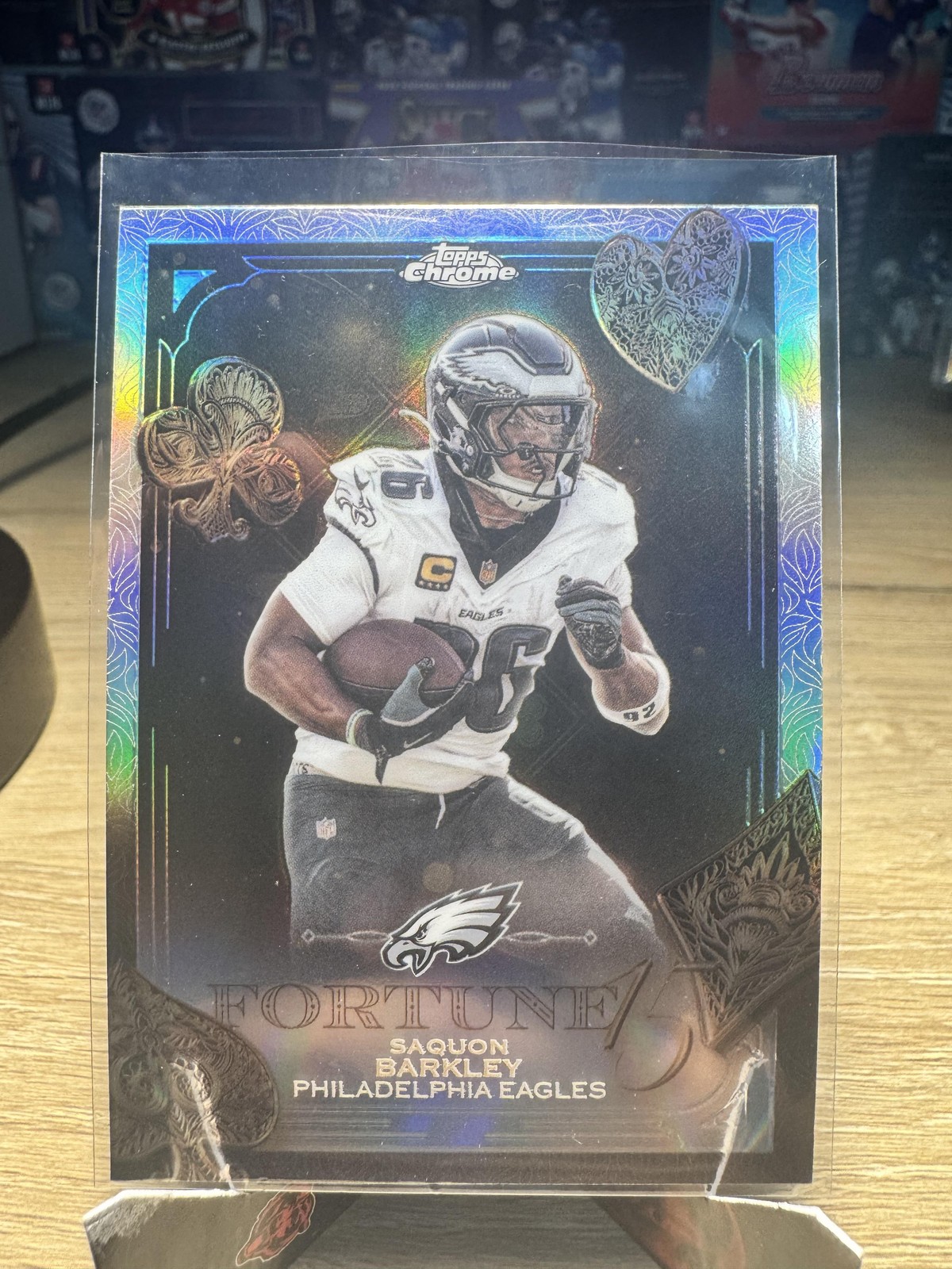 2025 Topps Chrome #F15-3 Saquon Barkley Fortune 15