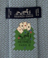 Hermes Tie 645731 PA. Collection Tie. Silk 100 . Authentic.