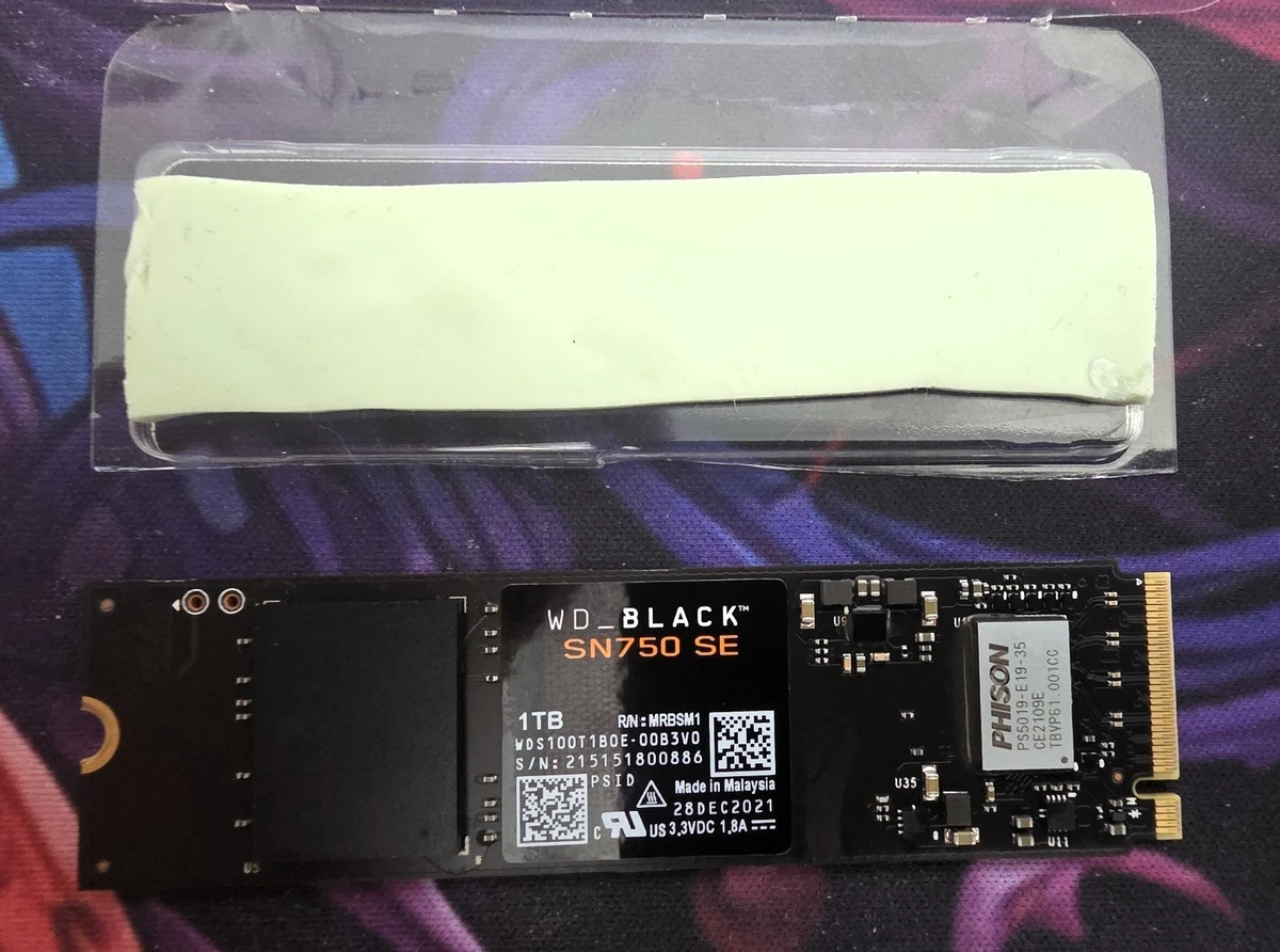 Western Digital WD_BLACK SN750 SE 1TB M.2 NVMe Gen 4.0 x 4 SSD