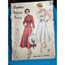Simplicity 8238 pattern designer dress fit an...