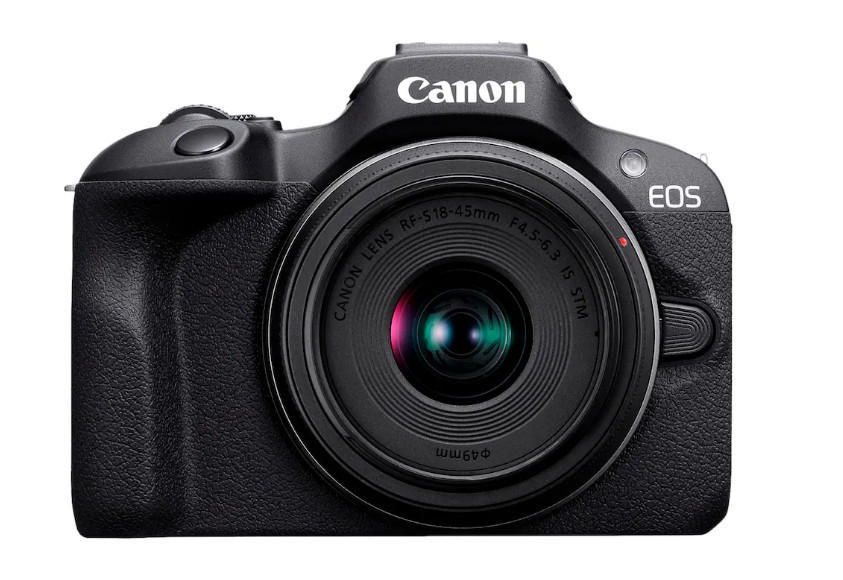 Canon EOS R100 4K Video Mirrorless Camera with RF-S18-45mm f