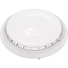 AquaStar 10AVR101 10" Round White Drain Cover with Frame for Pools