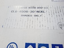 Justice Design Group SHADES ONLY for CLD-8506-30-NCKL, NEW