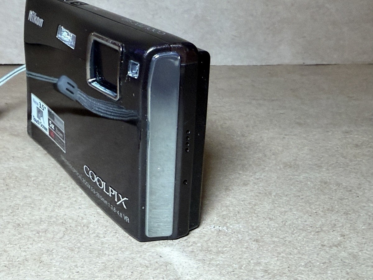 Nikon COOLPIX S60 10.0MP Digital Camera - Burgundy for sale online