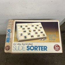 Vintage SLIDE SORTER Model 1055 E-Z View Illuminated in Original Box