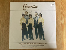 Concertino Vilniaus Akordeonistų Kvintetas Accordion Quintet Melodiya signed