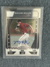 2021 Panini Contenders DP AUTO  MASON MILLER 13 /99 World Baseball USA!
